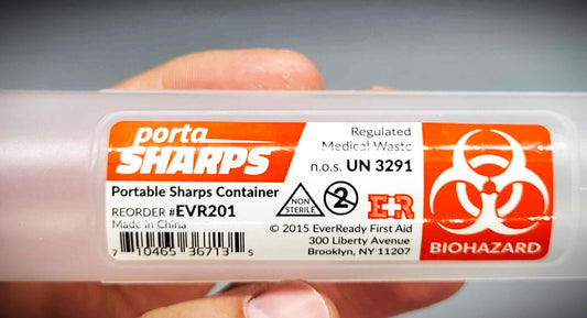 Sharps Dart, Portable Sharps Container
