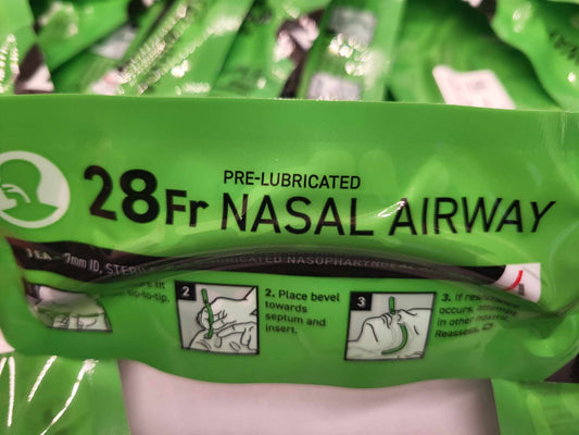 Pre-Lubricated Nasalpharangeal Airway 28F from Rampart System