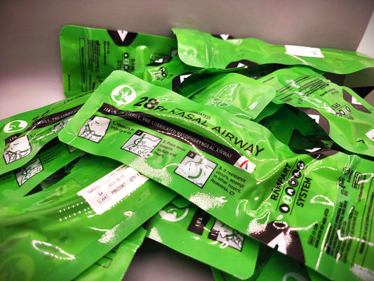 Pre-Lubricated Nasalpharangeal Airway 28F from Rampart System