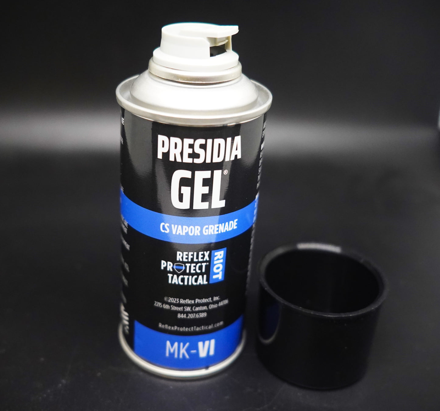 MK-IV CS VAPOR GRENADE - PRESIDEA GEL - REFLEX PROTECT TACTICAL