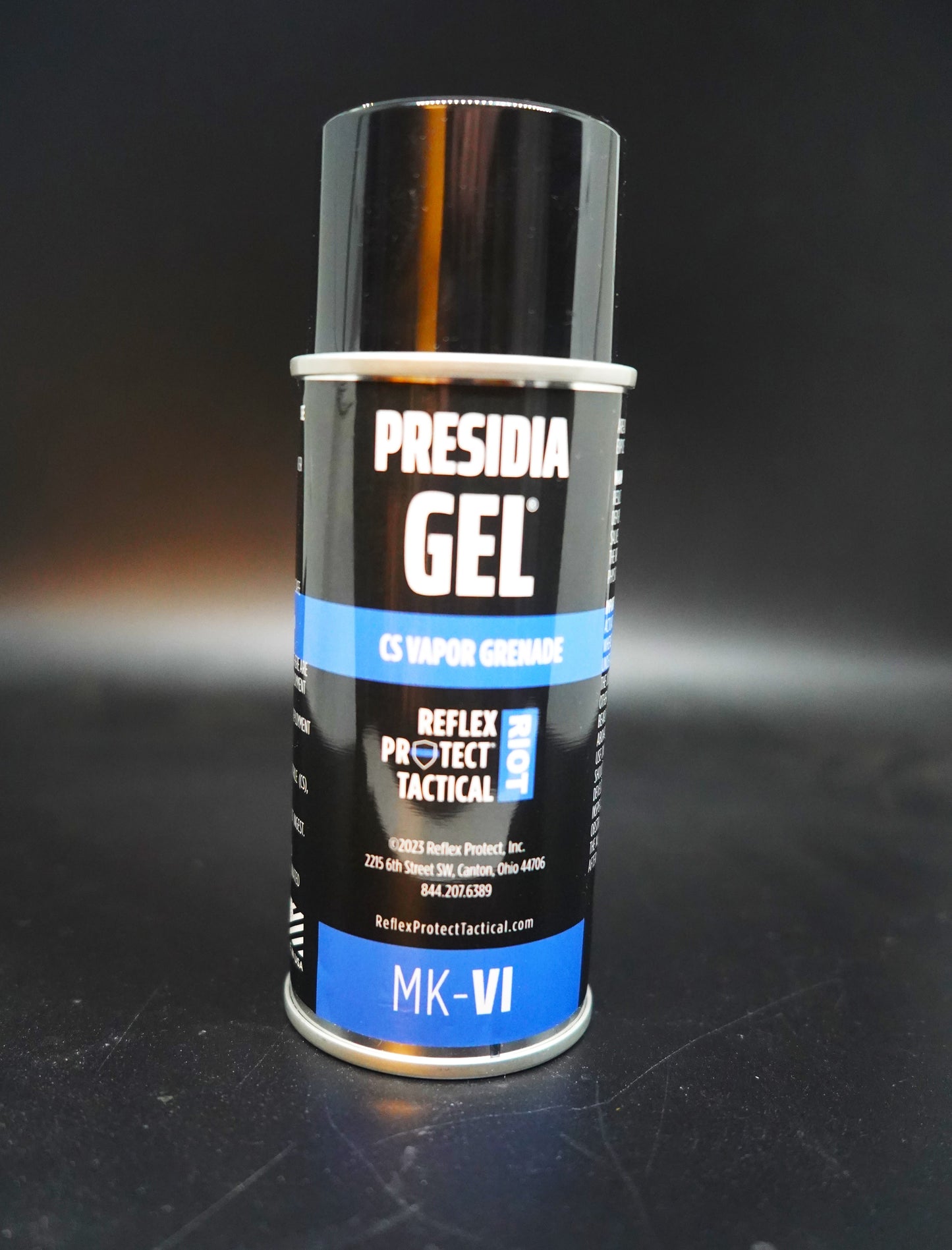 MK-IV CS VAPOR GRENADE - PRESIDEA GEL - REFLEX PROTECT TACTICAL