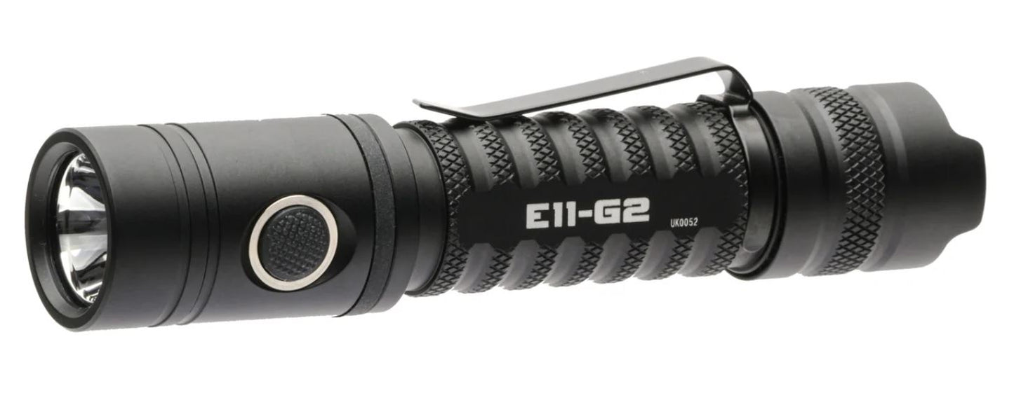 Powertac E11-G2 -1300 Lumen Rechargeable EDC Flashlight