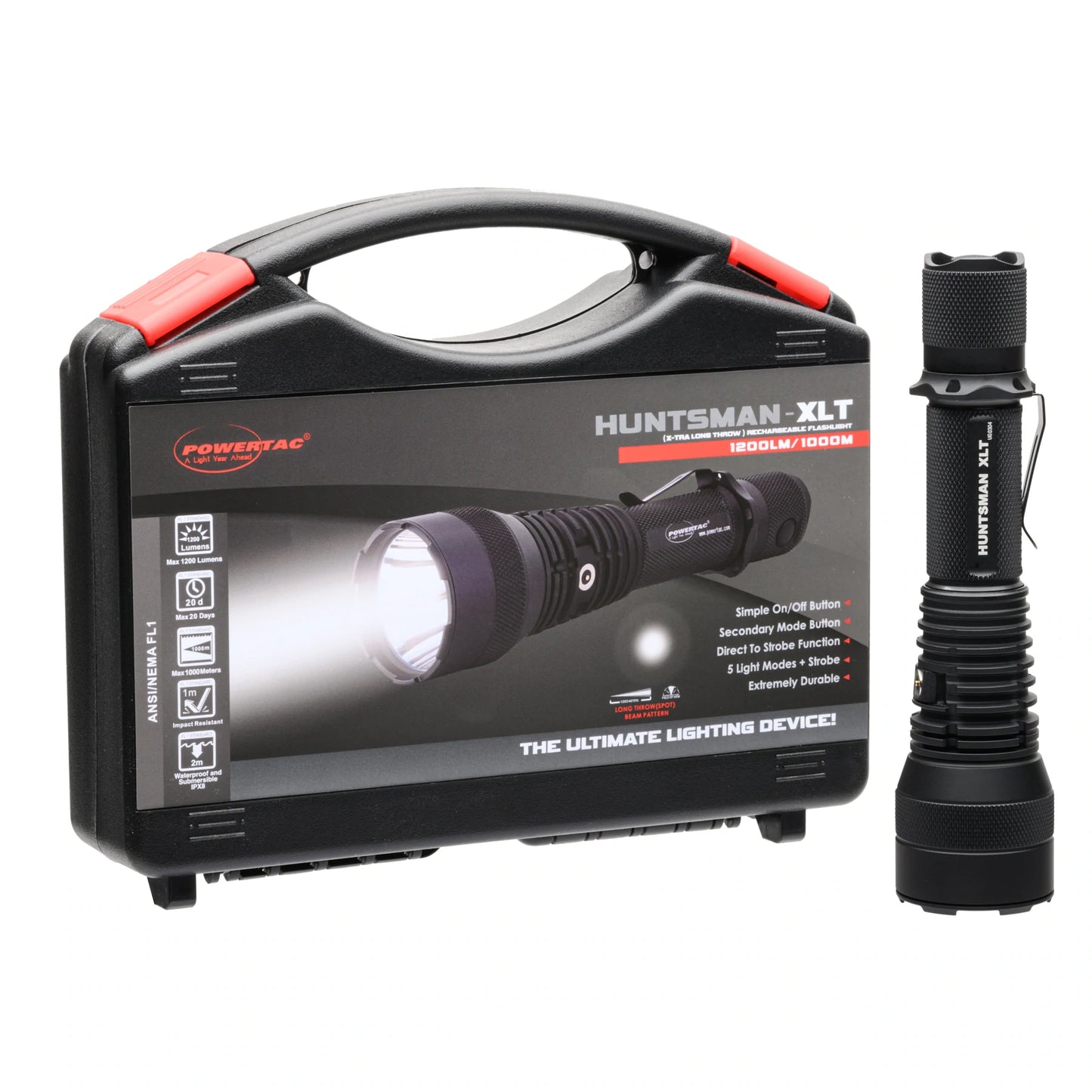 Huntsman XLT- 1,200 Lumen Long Throw Spot Light