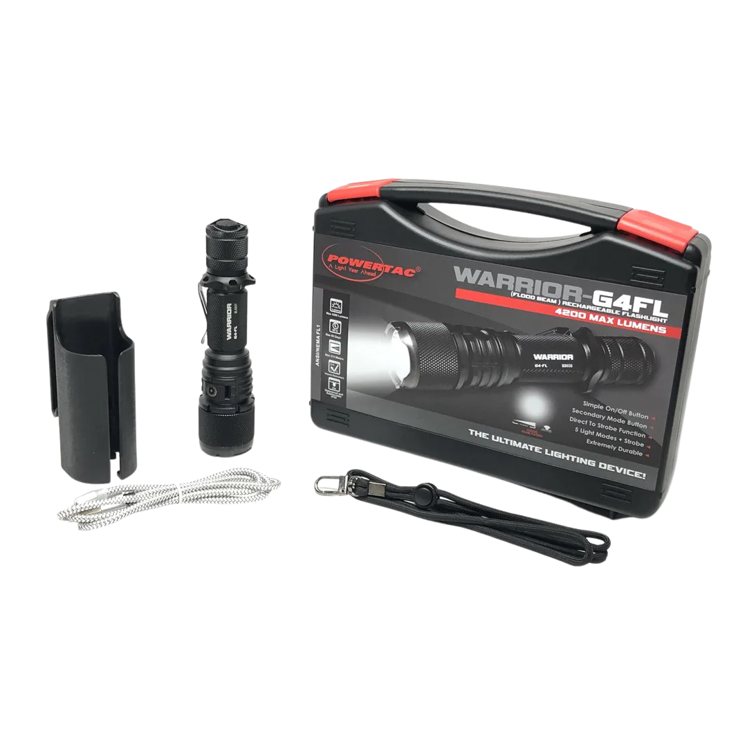 Warrior G4-FL - 4200 Lumen Flashlight (Wide beam)