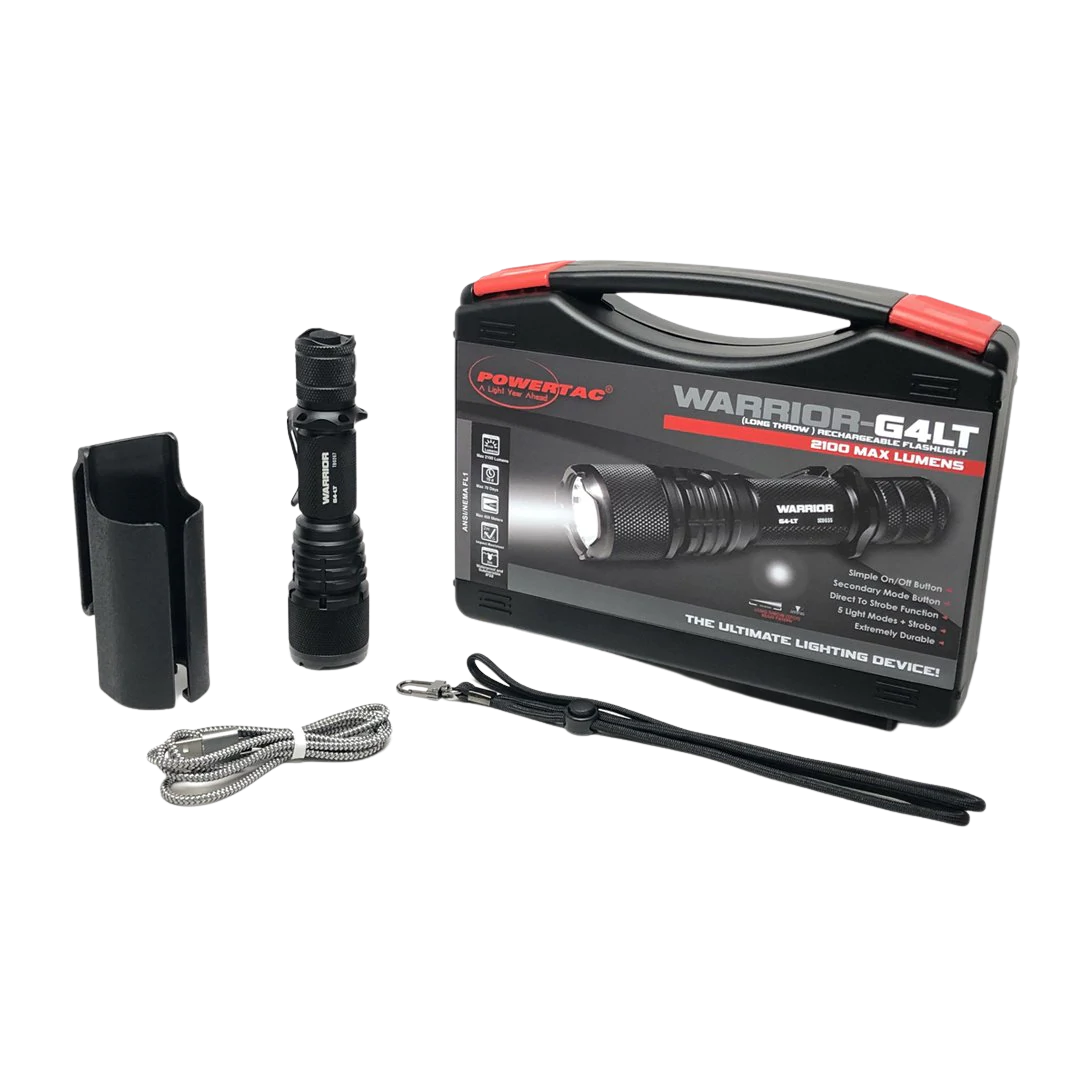 Warrior G4-LT - 2100 Lumen Tactical Flashlight (Spot Light)